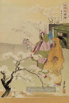 gekko - Nimon hana zue 1893 1 Ogata Gekko Ukiyo e